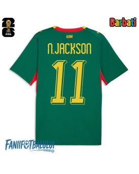 Senegal Nicolas Jackson #11 Tricou Fotbal Replică Mondial 2026 Barbati Deplasare